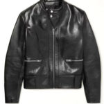 Men’s Motorcycle Black Style Slim Fit Leather Jacket