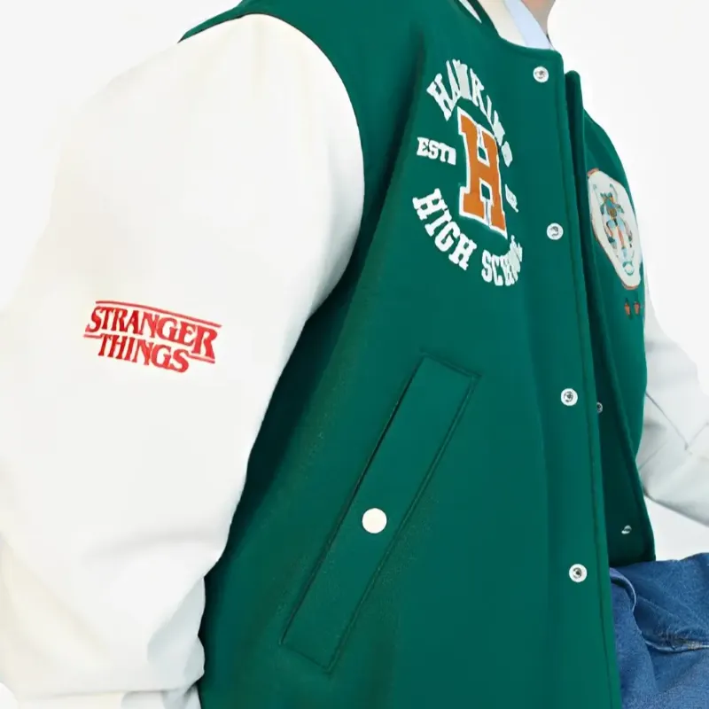 Stranger-Thingd-Wool-blend-Baseball-Jacket